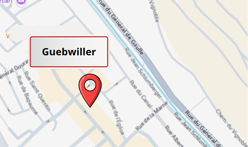 Carte de Guebwiller