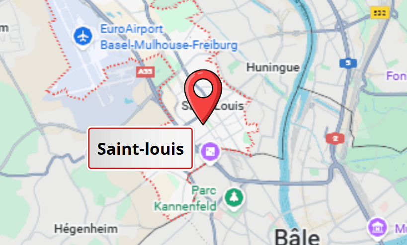 Carte de Saint-Louis