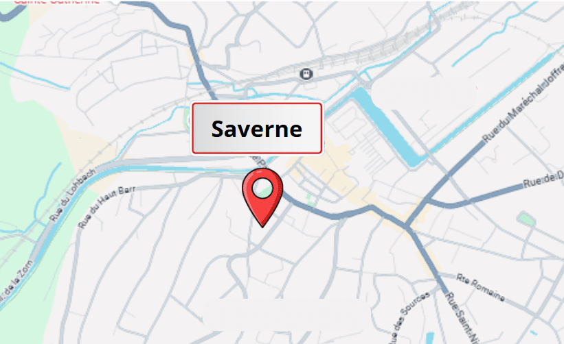 Carte de Saverne