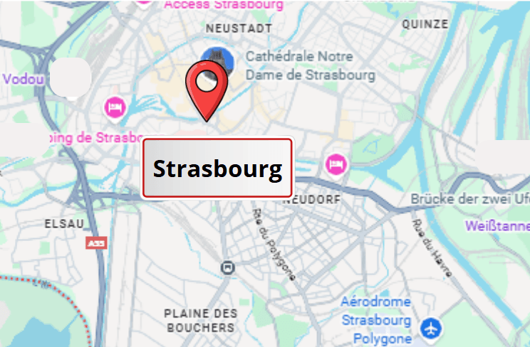 Carte de Strasbourg